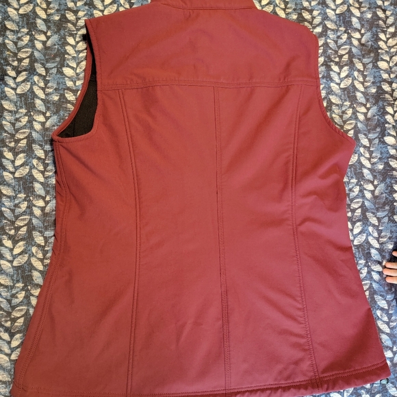 Womens XL Carharrtt Vest Burgundy - Picture 2 of 9